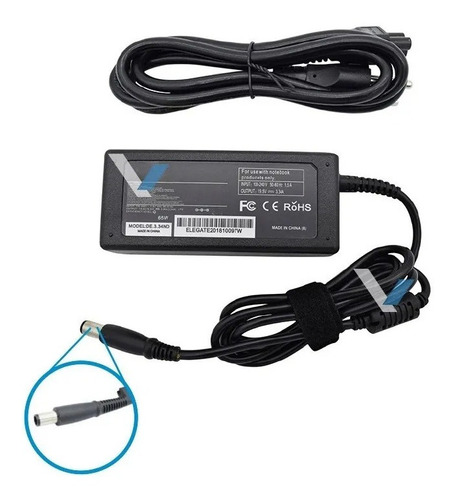 Cargador Portatil Para Dell Inspiron 19.5v 3.34a 7.4*5.0 