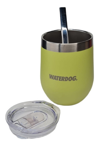 Mate Copon Waterdog Termico Acero Inoxidable Doble Pared Graphite