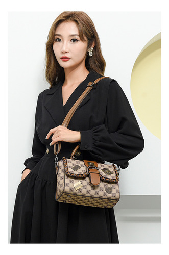 Bolsa De Ombro Retro Quadrada Bolsas Bandolera Para Mujer