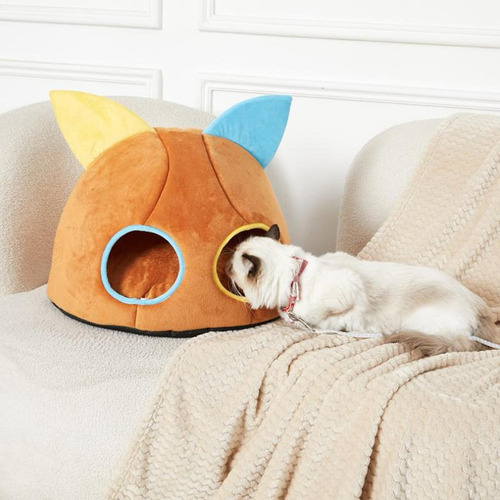 Cama De Gato Para Gatos Interiores, L Marrón