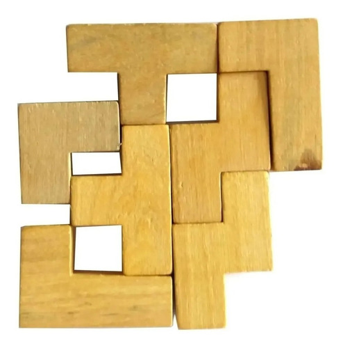 Imagen 2 de 6 de Juego De Ingenio De Madera Abrecocos Cubo Playking