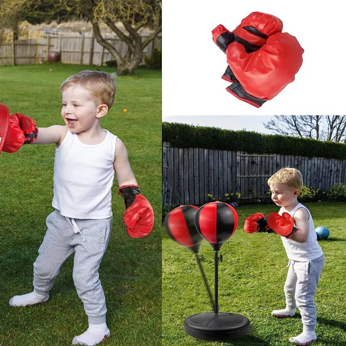 Punching Ball Set Ajustable Boxeo Niños Entrenamiento
