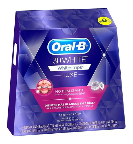 Tiras Blanqueadoras Oral-b Whitestrips Advanced Seal