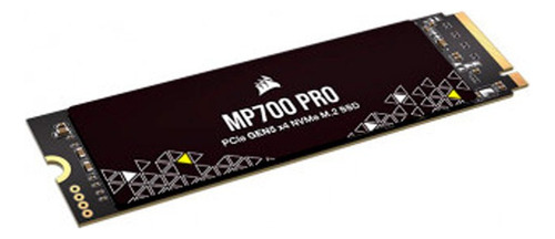 Ssd Corsair Mp700 Pro 1tb M.2 Pcie Gen5 X4 12400 Mb/s Color Negro