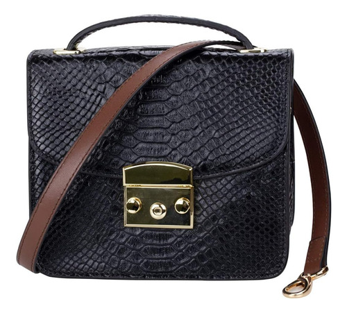 Allzedream Bolso Bandolera De Cuero Genuino Con Correa De Re