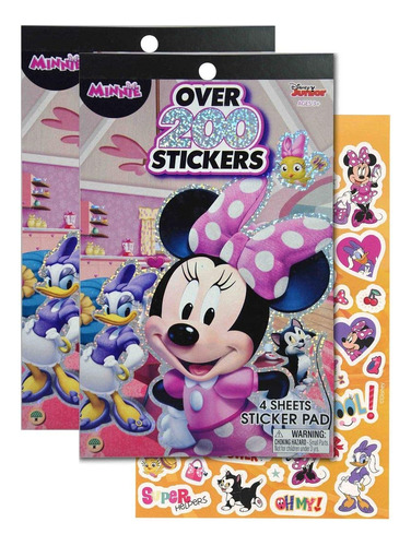 Disney Junior Bowtique Minnie Mouse Y Daisy Duck 4 Hoja De L