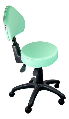 Cadeira Mocho Verde Claro Ergonômico Assento Verde-claro