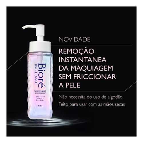 Removedor De Maquiagem Óleo The Cleanse 190ml Bioré