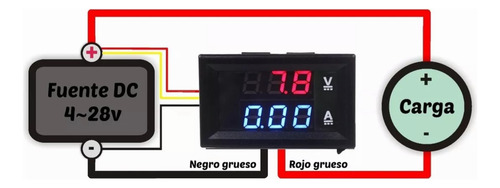 Voltimetro Y Amperimetro Digital 0-100v 10a