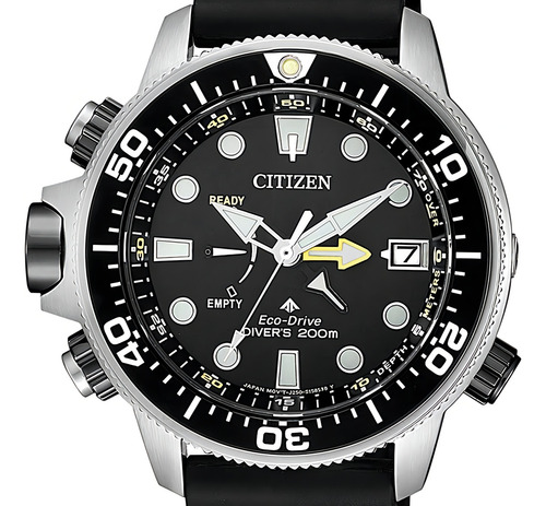 Relógio Citizen Aqualand Promaster Black BN2036-14E TZ31141D Eco Drive