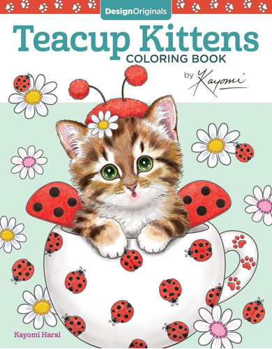 Libro: Teacup Kittens Coloring Book (design Originals) 32 Ad
