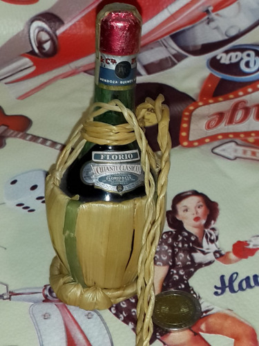 Botellita Miniatura Vino Florio Chianti Clásico 50 Cc Argent