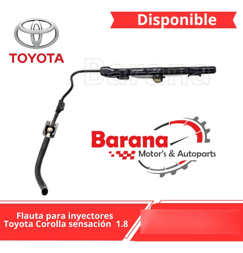 Flauta Para Inyectores Toyota Corolla Sensacion 1.8