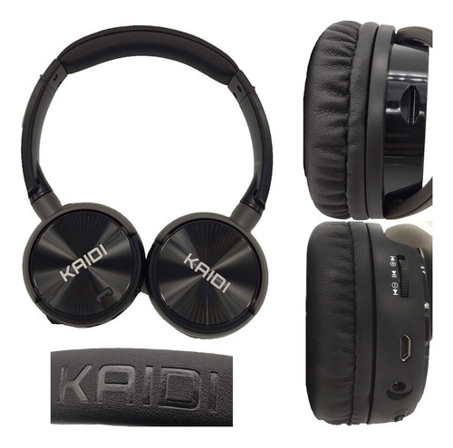 Fone De Ouvido Bluetooth Sem Fio Kaidi Kd-750 Preto