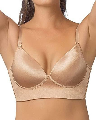 Bra Colombiano Espalda Ancha Doble Push-up Busto Pesado C, D