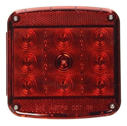 Peterson Manufacturing Piranha Square Led Stopturntail Luz D
