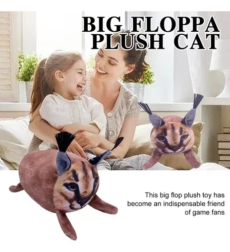 Big floppa plush brinquedo de pelúcia simulação gato travesseiro