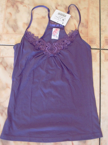 Remera Musculosa Zara Talle Medium Para Mujer Nueva
