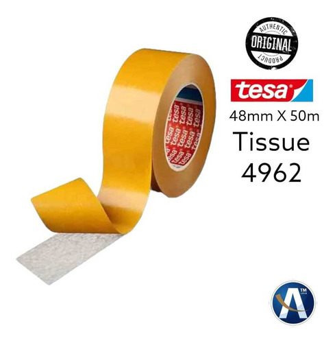 Fita Dupla Face Premium Tissue 4962 De 48mmx50m Tesa
