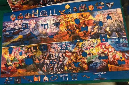 Rompecabezas De 500 Piezas: Mural De Festividades Judías