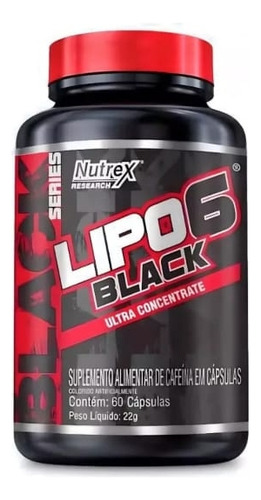 Lipo6 Black Utra Concentrate Brasileño 60 Cápsulas 