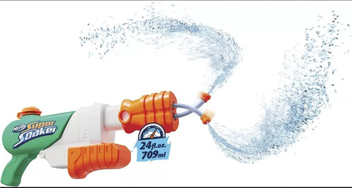 Lanzador De Agua Hydro Frenzy Con 2 Tubos Nerf Super Soaker