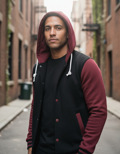 Chamarra Sudadera Casual Afelpada Cómoda Univ 201422 Xsh - $ 210.32