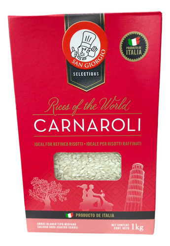 Arroz Carnaroli San Giorgio 1 Kilo Origen Italia