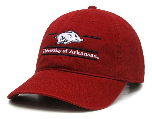 Arkansas Razorback - Sombrero Clásico De Sarga Relajado