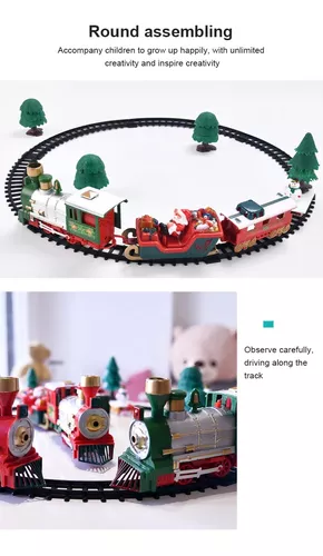 Brinquedo De Natal Pequeno Brinquedo De Trem Elétrico