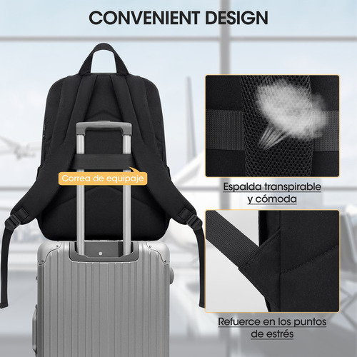 Mochila Newhey Escolar Liso Black