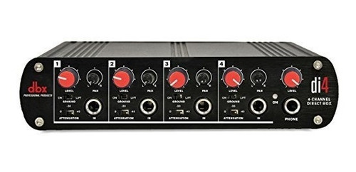 Dbx Di4 Active 4 Channel Direct Box With Line Mixermusical