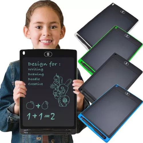 Pizarra mágica Relet Kit lousa magica caneta tablet lcd 10 polegadas 25cm  17 cm color gris oscuro