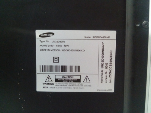 Imagen 5 de 6 de Tv Led Samsung 32 Para Reparar