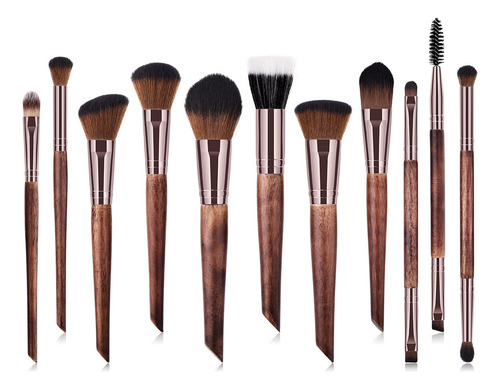 Nuevo Set De 11 Herramientas De Maquillaje Con Brochas Suelt