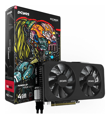 Gpu Rx 570 4gb 256bits Gddr5 Projeto Edge Pvex5704gb2f
