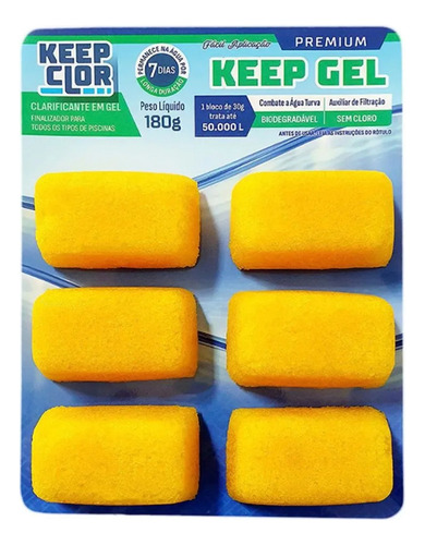 Keepgel Para Agua De Piscina Clarificante Com 180g