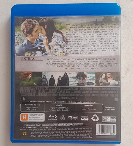 Blu-ray - A Saga Crepúsculo - Eclipse ( Original )