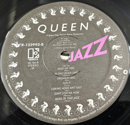 Queen - Jazz Lp Usa 1ra Edicion Freddie Mercury Kiss Rush U2 Usa 1ra Edicion (Usado)