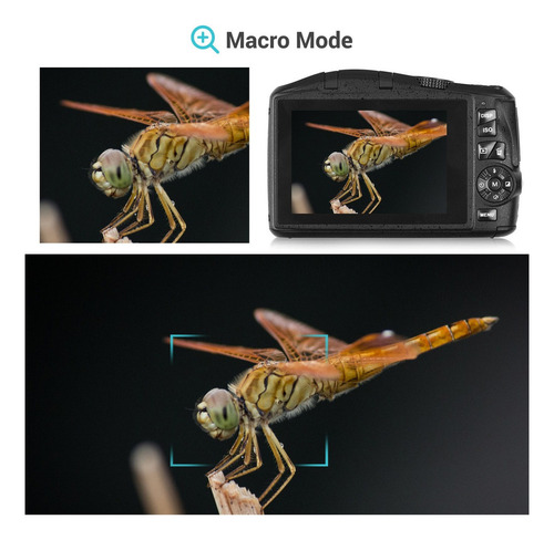 Câmera Digital De Alta Resolução 4k/60fps 48mp