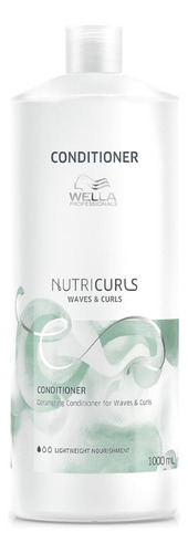 Kit Wella Nutricurls Sh 1000ml + Cond 1000ml + Óleo 100ml