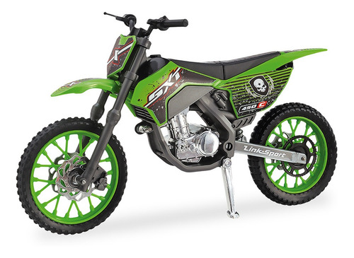 Brinquedo Moto Super Cross Sxt Suspensão Com Mola Usual