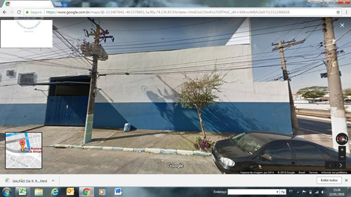 Imagem 1 de 4 de Galpão/pavilhão A Venda No Bairro Vila Aricanduva Em São - 1495-1
