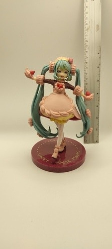 Figura Anime Vocaloid De Miku Hatsune Strawberry Rosa A