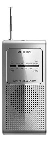 Rádio Portátil Philips Ae-1500s Am/fm - Prata