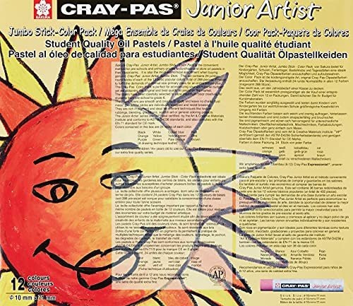 Pasteles Al Oleo Sakura Cray-pas Junior Jumbo (1x7cm) X 288u