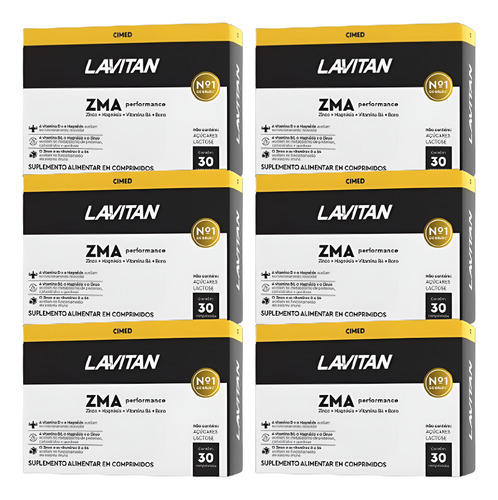 Lavitan Testo Zma 180 Comp Homem Performance Cimed Vitaminas Sabor Sem Sabor