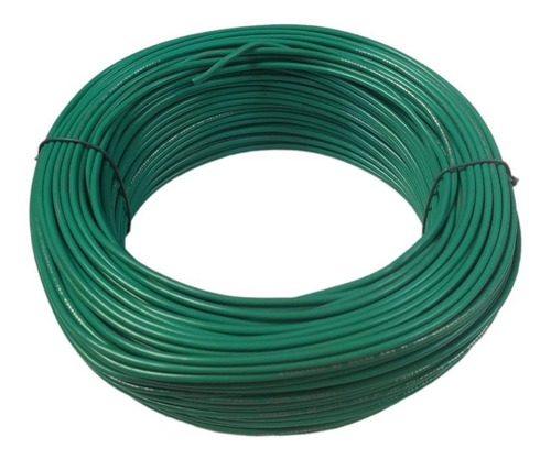 Cable Automotriz Nro 12 Awg 105°c 600v Verde 100mts Cablesca