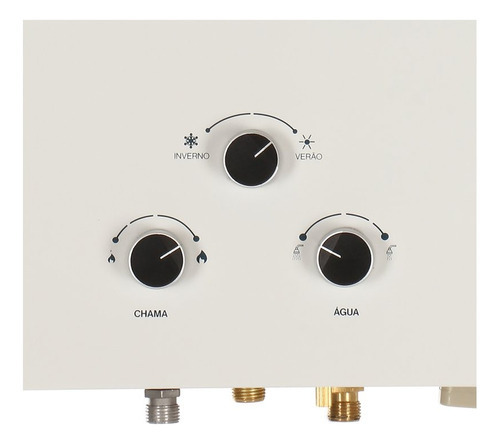 Aquecedor a gás GN Rinnai Digital REU-M150 CFHB branco