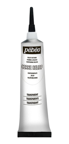 Pebeo 37 ml Vitrail Cerne Socorro Vidrio Outliner, Transpar